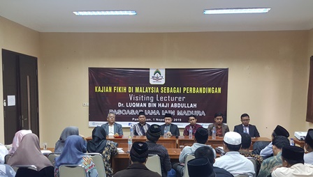 Dr. Luqman Bin Abdullah, Dari University of Malaya Mengisi Kuliah Tamu Di Magister HKI Pascasarjana IAIN Madura